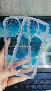 Softcase Gelombang Bening  ( OPPO RENO 5F/A94/F19 PRO) Clear Case Casing Handphone - PGC SHOP