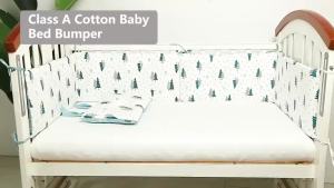 [MochiHome]120cm/130cm Baby Cot Crib Bumper Cotton Baby Bedding Infant Bed Guard Around Protection Newborn
