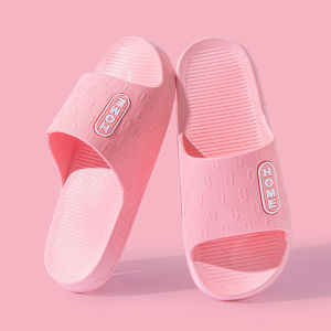 Free Shipping Slippers For Women And Couples Suitable For Home Use Indoor Wear And The Bathroom Non-Slip Comfortable And Odor-Resistant MenS Flat-Soled PVC Slippers With Thick Soles