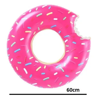 Donut Ring Float 60cm Chocolate Sprinkles for Kids and Adults