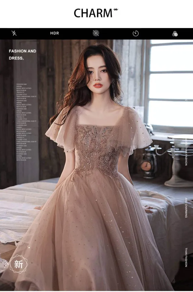 Formal Event Luxury Ninang Dress Wedding 2026 Princess Bridesmaid Glitz And  Glam Dinner Party Evening Dresses Elegant Classy Ball Gown For Js Prom  Night Teens