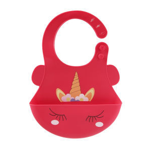 ผ้ากันเปื้อนเด็ก ผ้ากันเปื้อนเด็ก กันน้ำ แบบซิลิโคน พร้อมถาดรอง ผ้ากันน้ำลายเด็ก  ผลิตจากซิลิโคน Food Grade ปลอดภัยสำหรับเด็ก Silicone Baby Bibs