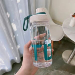 ADREE Dung tích lớn 06L/08L/1L Chai nước Chống rò rỉ Nhựa Chai nước trong suốt Di động Trọng lượng nhẹ Bình uống nước tập thể hình Thể thao ngoài trời