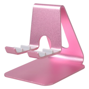 Desktop Holder Phone Tablet Support for Watching Video Live Portable Aluminum Dock Phone Stand Angle Adjustable Holder