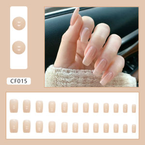 【COD】24Tip Self-Adhesive Nail Sticker Nail Art Stickers Simple Full Nail Wraps DIY Nail Art Making No Need Lamp