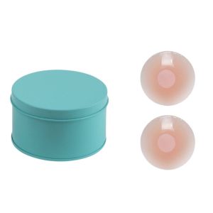 Miếng dán ngực ti silicon dán ti Hộp 5 cặp sử dụng nhiều lần