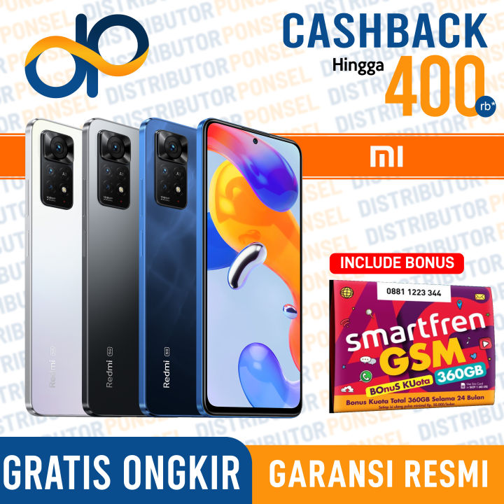 Xiaomi Redmi Note 11 Pro 8/128GB Garansi Resmi Ponsel Dengan