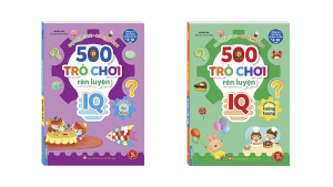 Sách - Combo 2c - 500 trò chơi rèn luyện IQ (4-10 tuổi) - Khả năng tư duy & tưởng tượng