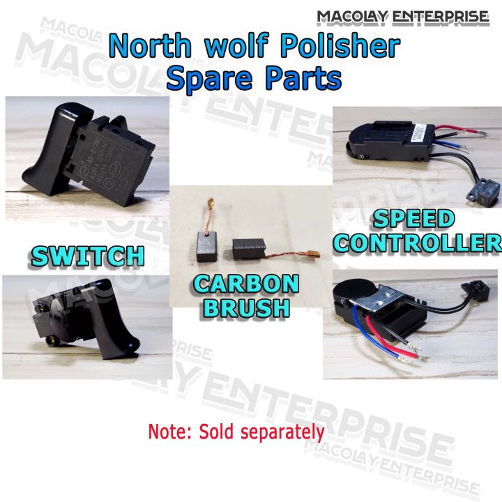 North Wolf Polisher Speed controller spare part for 5 inch Dual Action ...