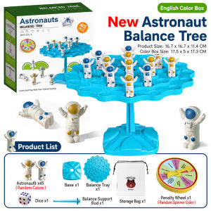 Permainan Imbangan Angkasawan Mainan Meja Kanak Kanak Interaktif Fokus Koordinasi Tangan Mata Aktiviti Keluarga Balance Astronaut Kids Educational Toy Hand Eye Coordination Concentration 平衡太空人叠叠乐儿童桌面游戏益智玩具亲子互动手眼协调专注力 A152