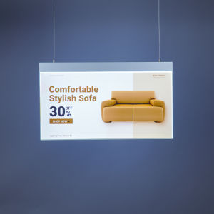 outdoor acrylic light box advertising sign with la hanging advertising board box led light ultratin lightbox