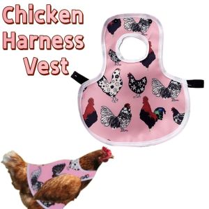 PETPARADIS Washable Hen Apron Adjustable Protective Poultry Back Protector Feather Protection Back Cover Chicken Saddle Apron Hen Safety Accessories