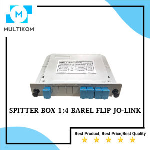 Passive Splitter 1:4 Sc Upc Box Fiber Optik Barel Flip Brand Jo-Link