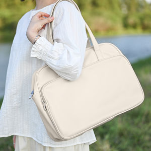 EverToner lembut PU kulit wanita beg Laptop Portable Laptop menjalankan kes Briefcase fesyen Lady Travel Handbag