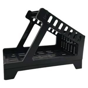 Adjustable 4x6 Label Stand Thermal Label Holder for Desktop Printers Smooth Feeding Roll and Fanfold Labels Organizers