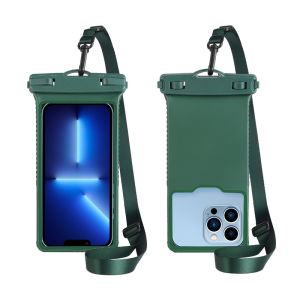 Anti-falling Waterproof Phone Bag Swimming Diving Phone Case Holder Underwater Hard Shell Touchscreen Phone Case Cover Below 6.9inch FF528