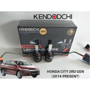 🔥READY STOCK🔥KENDODCHI 2Pcs 9005 LED Car Headlight FOR HONDA CITY 3RD GEN(2014-PRESENT) product by Malaysia