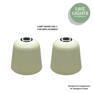 LikeLights Silvia Cream Pendant Lamp | Modern Hanging Ceiling Light | Customisable Designer Lighting for Dining Room Kitchen Island Bedside Bar Counter Café & HDB Homes | Buy 1 Get 1 Free Singapore