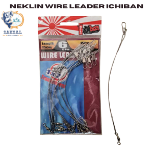 Kawat Neklin Ichiban Wire Leader 40Lbs 1 Bungkus isi 12 pcs