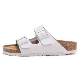 Free Shipping Plus-Size WomenS Flat Slippers Vintage Style With Belt Buckle In Stock