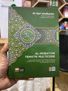 Mushaf Alquran Al Mubbayin Tematik QRCode Quran Terjemahan Perkata Latin A5