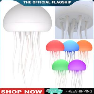 [BONDRE9]Kids Bedroom Night Light Jellyfish Pendant Lamp with Voice Control and Type-C Charging Cute Decor