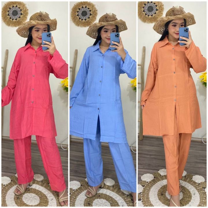 BLOUSE SELUAR COTTON VIRAL PASANG PEMBORONG & PERUNCIT