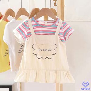 BU ชุดกระโปรงเด็กผู้หญิง อายุ 1-4 ปี เสื้อผ้าเด็ก ชุเดรสเด็กผู้หญิง ชุดเด็กผู้หญิง ชุดเจ้าหญิง เดรสเจ้าหญิง เดรสคุณหนู ชุดเดรส babygirls AS124