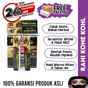 Rani Kone Eyeliner Celak Mata Herbal RK KOHL Sipat Mata Pasta Hitam Laki Perempuan Original BPOM