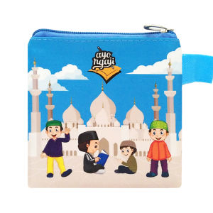 Moslem Wallet Suvenir Kegiatan Islami (JUAL PER 5PCS) TPA TPQ Remaja Masjid Dakwah Tafsir Kajian Islam Iftar Muslim
