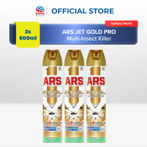 ARS Jet Gold Pro Multi-Insect Killer 600 ml - Bundles of 3