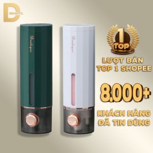 Hộp đựng sữa tắm dầu gội nước rửa tay chất liệu ABS gắn treo tường tiện lợi