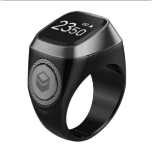✯BISA COD✯ 18/20MM IQIBLA ZIKR RING ALUMINIUM ALLOY DIGITAL TASBIH SMART ZIKR RING WITH BATTERY CHARGING