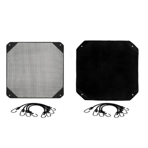 Ventilated Air Conditioner Cover Outdoor Use High Density Plastic Mesh Water Resistant Dust Protective Fastening System