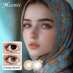 Meenie Dubai Series 14.2mm 6 month replacement Coloured cosmetic Soft Natural contact lenses