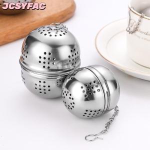 JCSYFAC Lưới lọc trà hình cầu đựng gia vị dụng cụ pha trà dùng trong nhà hàng để nấu súp lẩu quả cầu đựng gia vị chống rò rỉ tại nhà