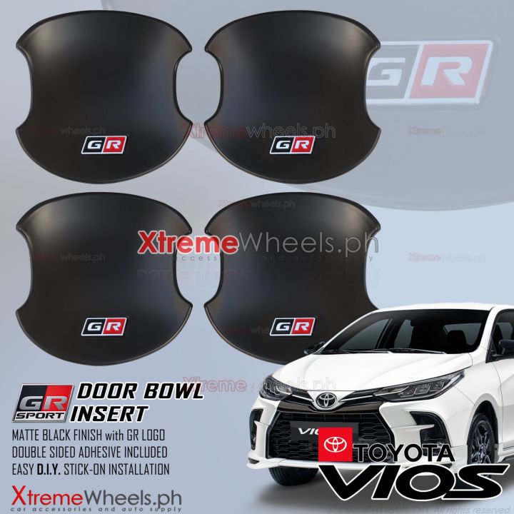 Toyota Vios 2019 to 2025 Inner Door Bowl Matte Black / Garnish Cover ...