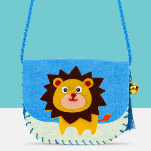 handmade coin purse DIY boys and girls universal cartoon fabric bag childrens gifts kid‘s Shoulder Bag Coin Purse Toys Birthday Gifts