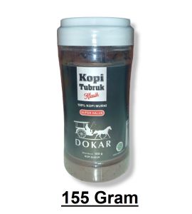 Kopi Java Robusta 165 gr Cap Kopi-O DOKAR (BONUS Toples) 100% Kopi Murni Gilingan Halus Sedikit Ampas