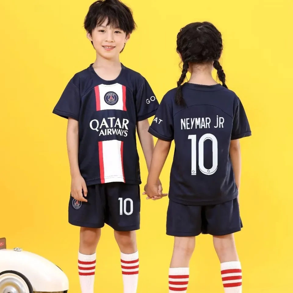 Hot Sale Ready Stock 22 23 Season Paris Jersey Kids No.10 Neymar Jersey Children Football Soccer Trainwear Lazada Singapore