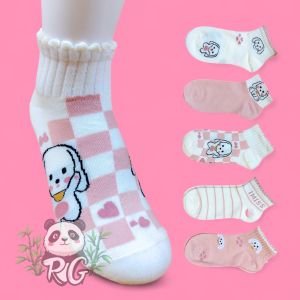 RG21 Kaos Kaki Pendek Lucu Kaus Kaki Wanita Pendek Kaus Kaki Fashion Import Semata Kaki