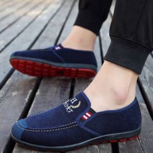 รองเท้าสำหรับผู้ชาย รองเท้าผ้าใบผู้ชาย XH009รองเท้าโลฟเฟอร์และรองเท้าแบบสวม ผ้าใบแฟชั่นชาย