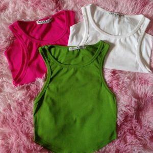 Áo croptop nữ ôm body tank top vải cotton co giãnmềm mại