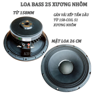 Loa bass 25 JB.L xương đúc khối từ 158 gân xếp tẩm dầu hàng cao cấp chất âm hay giá 1 chiếc