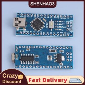 【SHENHAO3】 Mini USB đối với Nano V3.0 atmega328p CH340G micro-điều khiển board Đối với Arduino Type-C Micro USB 328P Nano 3.0 CH340