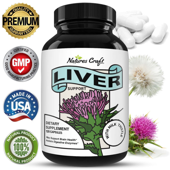 Liver supplement with milk thistle, artichoke and dandelion root