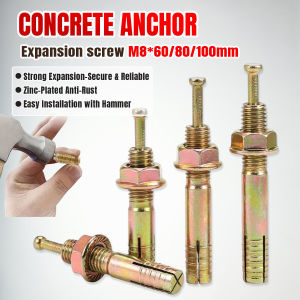 Baete Strike Anchor Concrete Anchor Expansion Bolt Hammer Strike Pin M8*60/80/100mm 1PC