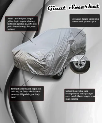 selimut sarung body cover mobil agya ayla free pengikat ban