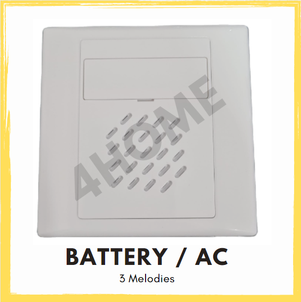 Hager / FYM Door Bell Chime Battery Operated / Direct Power Supply HDB BTO