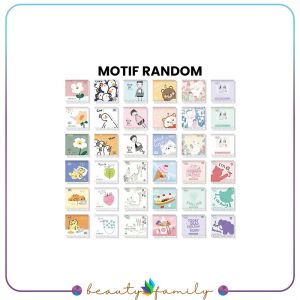 BF-C924 Tissue Karakter Lucu Isi 120 Lembar Sekali Pakai / Tisu Kering Bermotif 120 Sheets 3 Ply